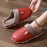 Solid Color Home Warm Slippers, Soft Sole Platform Closed Toe Fluffy Shoes, Non-slip Bedroom Plush Shoes