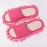 Fashion Cleaning Rubber Floor Slippers, Casual Open Toe Solid Color Woven Slippers, Funny Indoor Shoes