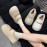 Cute Bear Waterproof Slippers, Cozy & Warm Plush Lined Slip On Shoes, Winter Indoor & Outdoor Slippers