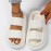 Simple Platform Slippers, Casual Slip On Bedroom Slipeprs, Comfortable Indoor Home Slippers